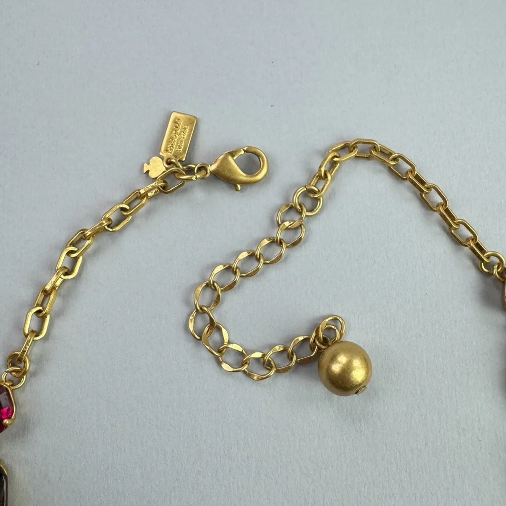 Kate Spade Perfectly Imperfect Stone Mixed Stone Crystal Necklace [RareVintage.] - Picture 11 of 15